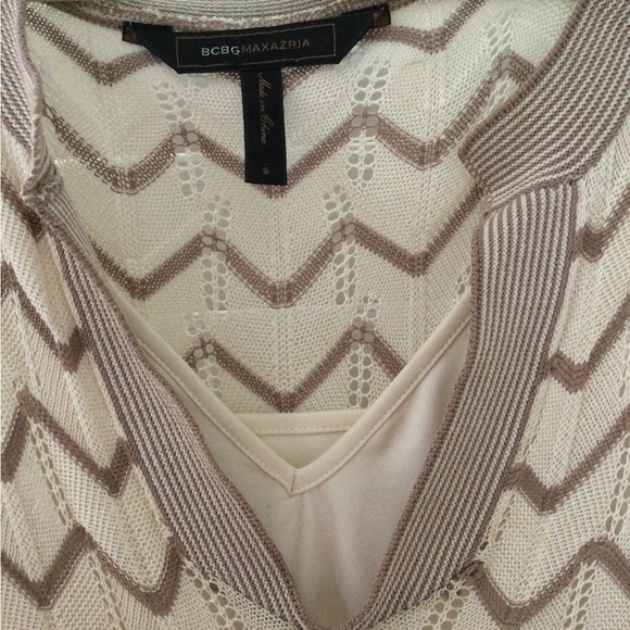 BCBG MaxAzria Crochet mini dress/Size small - Picture 4 of 4